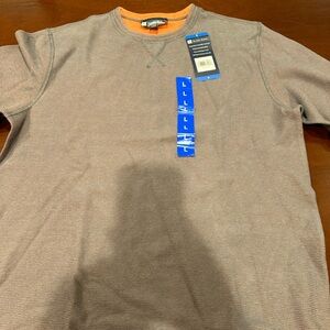 Men's Brown Crew Neck Shirt